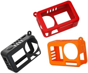 POKROWIEC FUTERAŁ CASE ETUI OSŁONA SILIKONOWA + PASEK SMYCZ DO DJI OSMO ACTION 5 PRO - BLACK 9