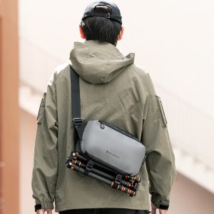 Torba K&F Concept Alpha Sling Bag Torba fotograficzna 10 L szara 2