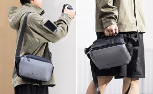 Torba K&F Concept Alpha Sling Bag Torba fotograficzna 10 L szara 3