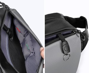 Torba K&F Concept Alpha Sling Bag Torba fotograficzna 10 L szara 5