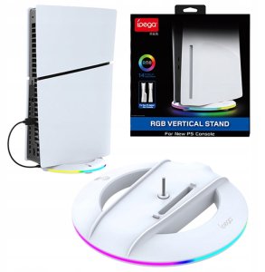 Podstawka Pionowa Podstawka IPEGA Stojak oświetleniem RGB do Sony PlayStation PS5 Slim Pro 7