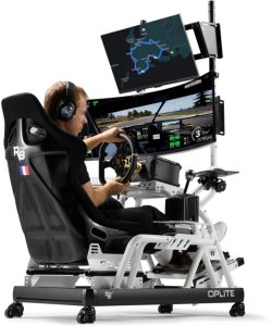 Oplite OPLITE Feststellbare Lenkrollen für R8 Cockpit         black retail 5