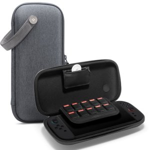 SPIGEN KLASDEN POUCH NINTENDO SWITCH 2 CHARCOAL GREY 1