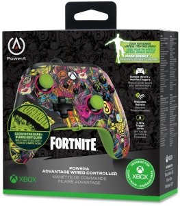 PowerA XS Pad przewodowy Advantage Fortnite Glow 2