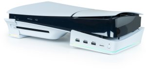 NACON PS5 SLIM Podstawka na konsolę RGB z HUB USB 2