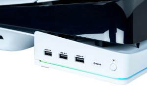 NACON PS5 SLIM Podstawka na konsolę RGB z HUB USB 4