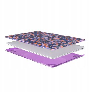 T21-8704 Tech21 EvoArt Modern Camo MacBook Air 13 (2020) - Orchid Pu 3