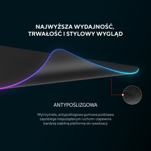 Rampage podkładka gamingowa pod klawiaturę i mysz 30x80cm, RGB, czarna (MP-24 RGB) 7