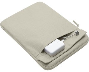 Incase Crosstown Sleeve with Woolenex - Pokrowiec z kieszenią MacBook Pro 14" (M4/M3/M2/M1/2024-2021) (Limestone) 4