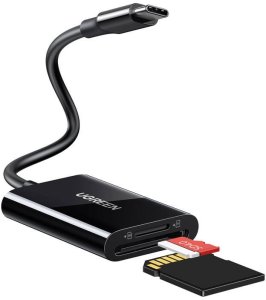 Czytnik Ugreen Czytnik kart USB-C 2w1 Ugreen CM265 (czarny) 3