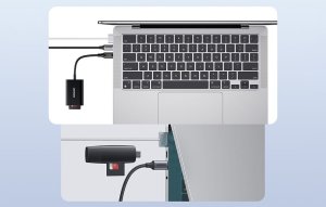 Czytnik Ugreen Czytnik kart USB-C 2w1 Ugreen CM265 (czarny) 7