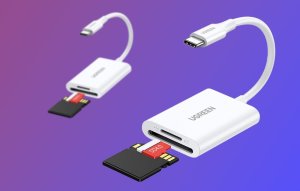 Czytnik kart USB-C 2w1 Ugreen CM265 (biały) 8