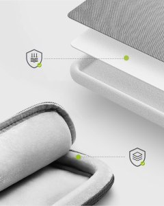 INNOSTYLE DAMSKA TORBA NA LAPTOPA 15,6 16 WODOODPORNA OMNIPROTECT PRO CZARNA 5
