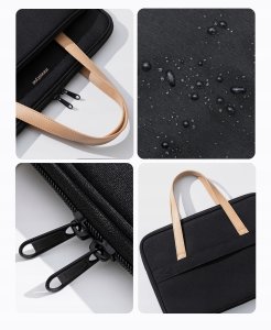 INNOSTYLE DAMSKA TORBA NA LAPTOPA 15,6 16 WODOODPORNA OMNIPROTECT PRO CZARNA 7
