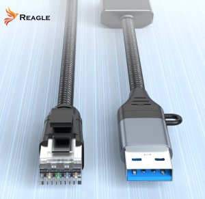 Kabel USB Reagle USB-A - RJ-45 2 m Czarny 6