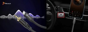 Kabel USB Reagle USB-C - mini Jack 3.5 mm 5 m Czarny 5