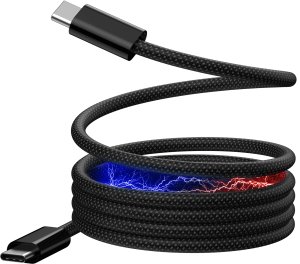 KABEL MAGNETYCZNY USB C PD 60W DO IPHONE 15 16 SAMSUNG SZYBKIE ŁADOWANIE 1M 1