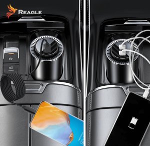 Kabel USB Reagle USB-C - USB-C 1 m Czarny 3