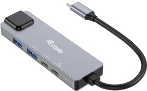 Equip 133496 stacja dokująca Przewodowa USB 3.2 Gen 1 (3.1 Gen 1) Type-C Szary 3