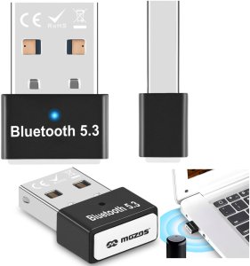 ADAPTER BLUETOOTH 5.3 USB 3.0 ODBIORNIK NADAJNIK DO KOMPUTERA ZASIĘG 20M 1