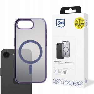 3MK Etui Frosty MagCase Purple do Apple iPhone 16E 1
