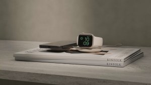 Native Union Voyage 2-in-1 Qi2 Wireless Charger - bezprzewodowa ładowarka podróżna Qi2 15W do dwóch urządzeń kompatybilna z MagSafe (sandstone) 4