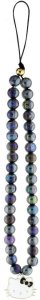 Hello Kitty Pearls Kitty Head - Zawieszka do telefonu (czarny) 1