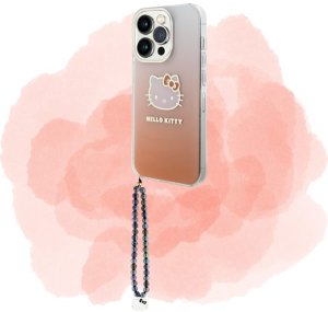 Hello Kitty Pearls Kitty Head - Zawieszka do telefonu (czarny) 7