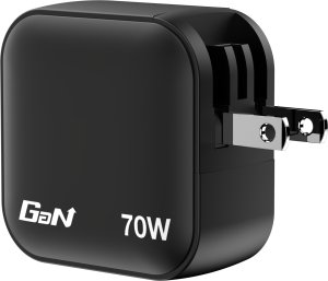 Ładowarka Verbatim ładowarka GaN USB 3.0, USB C, szara, 70W, wymienne końcówki 6