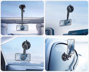 Przyssawka Uchwyt Mocowanie Szyba Ulanzi Na Telefon Smartfon Iphone Magsafe / Zj06 6