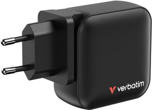 Ładowarka Verbatim Mini GaN 100W 3xUSB-C PD/1x USB-A QC czarny 6