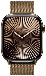 Crong Milano Steel - Pasek ze stali nierdzewnej do Apple Watch 44/45/46/49 mm (różowe złoto) 2