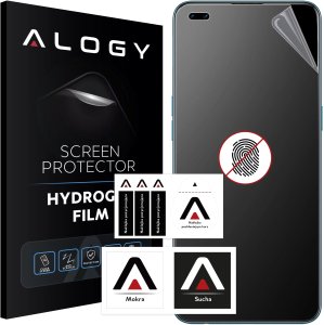 Folia "MATOWA" do Oppo Reno4 Lite / Reno5 Hydrożelowa Alogy HydroSkin Matte Pro na ekran do etui "BEZ ODCISKU PALCÓW" 1