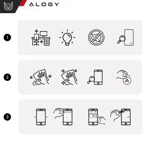 Alogy Folia "MATOWA" do OnePlus 12 / 12R Hydrożelowa Alogy HydroSkin Matte Pro na ekran do etui "BEZ ODCISKU PALCÓW" 8