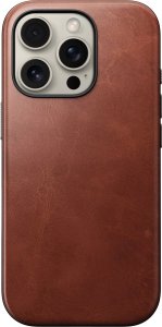 NOMAD Modern Horween Leather Case Rustic Brown | iPhone 16 Pro Max 2