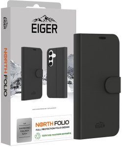 Eiger North Folio Case Galaxy S25+ schwarz 2