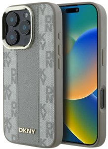 Etui DKNY Checkered Pattern Magsafe do   iPhone 16 Pro Max beżowy 11