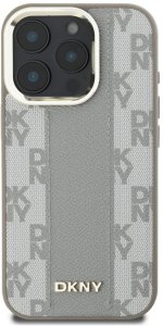 Etui DKNY Checkered Pattern Magsafe do   iPhone 16 Pro Max beżowy 3