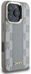 Etui DKNY Checkered Pattern Magsafe do   iPhone 16 Pro Max beżowy 4