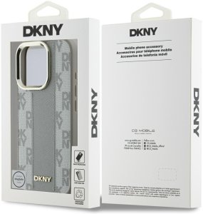Etui DKNY Checkered Pattern Magsafe do   iPhone 16 Pro Max beżowy 8