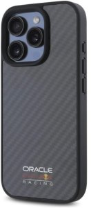 Red Bull RBHMP16L24CFILSK iPhone 16 Pro  6.3" hardcase czarny/black Carbon Fiber Shiny Logo MagSafe 2