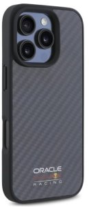 Red Bull RBHMP16L24CFILSK iPhone 16 Pro  6.3" hardcase czarny/black Carbon Fiber Shiny Logo MagSafe 4