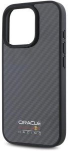 Red Bull RBHMP16L24CFILSK iPhone 16 Pro  6.3" hardcase czarny/black Carbon Fiber Shiny Logo MagSafe 6