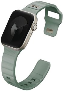 UNIQ pasek Stride Apple Watch Series1/2/3/4/5/6/7/8/9/SE/SE2 38/40/41mm FKM Rubber Strap miętowy/iceplant green 3