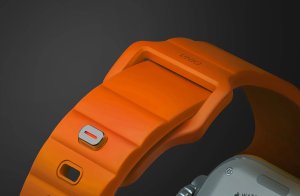 UNIQ pasek Stride Apple Watch Series1/2/3/4/5/6/7/8/9/SE/SE2/Ultra/Ultra 2 42/44/45/49mm FKM Rubber Strap limonkowy/lime green 7