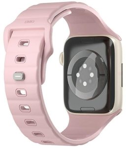 UNIQ pasek Stride Apple Watch Series1/2/3/4/5/6/7/8/9/SE/SE2 38/40/41mm FKM Rubber Strap różowy/pale pink 2