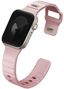 UNIQ pasek Stride Apple Watch Series1/2/3/4/5/6/7/8/9/SE/SE2 38/40/41mm FKM Rubber Strap różowy/pale pink 3