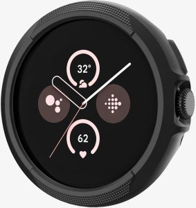 Spigen Liquid Air, matte black - Google Pixel Watch 3 (45mm) 2