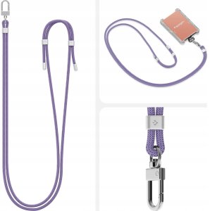 Spigen Universal Cross Body Strap 2 1 Pack, deep purple 5