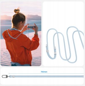 Spigen Universal Cross Body Strap 2 1 Pack, mute blue 6